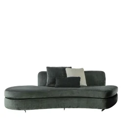 Divano Grantour in Velluto Verde di Giuseppe Carpanelli
