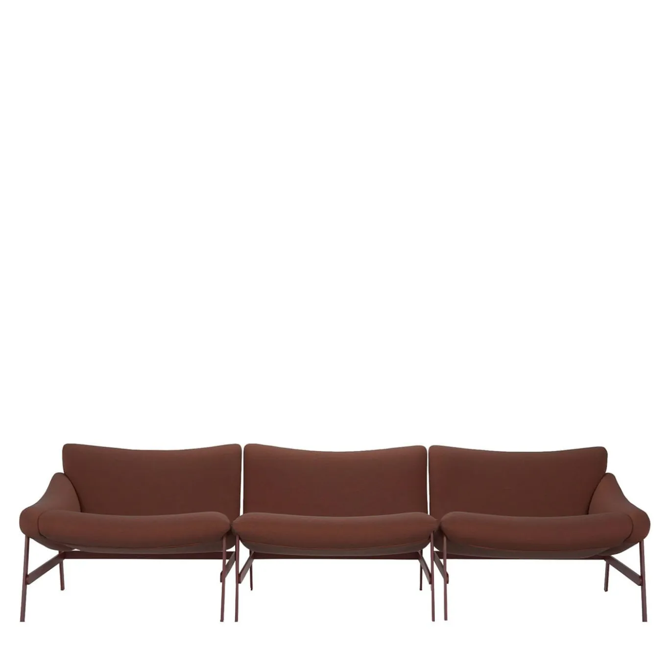 Divano Hammock 3 posti marrone