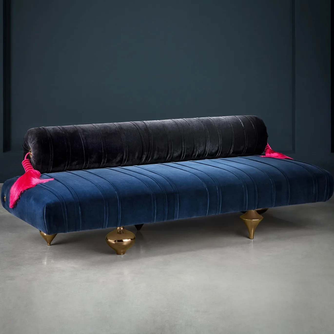 Divano Il Pezzo 1 Daybed - Blu e Nero