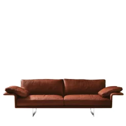 Divano in pelle marrone Alato