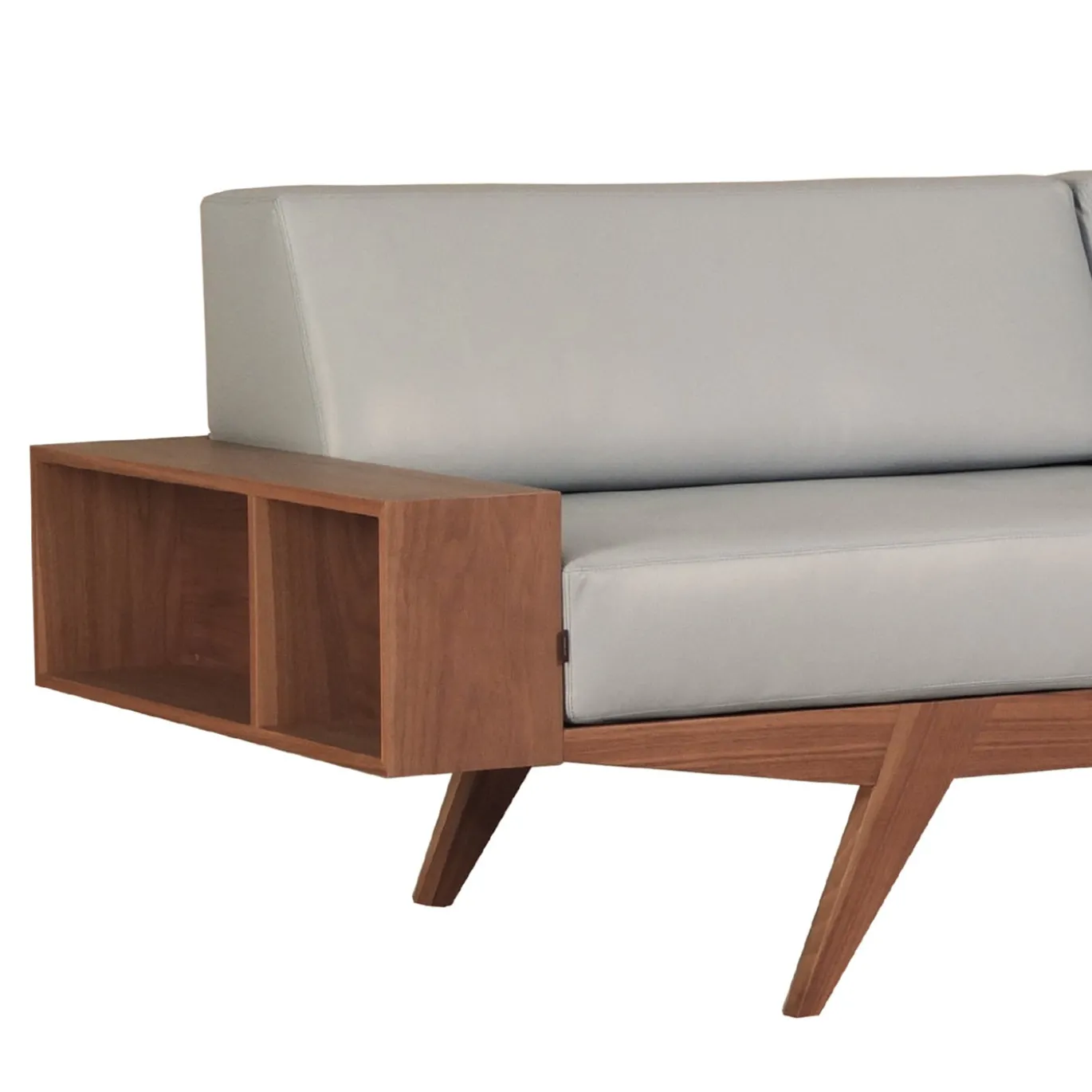 Divano Letto Gi� in Ciliegio Grigio