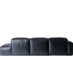 Divano Modulabile Placido in Pelle Antracite