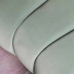 Divano modulare azzurro Les Baguettes