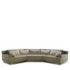 Divano modulare Boulevard Melange marrone e grigio