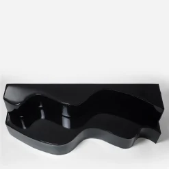 Divano nero Superonda di Archizoom