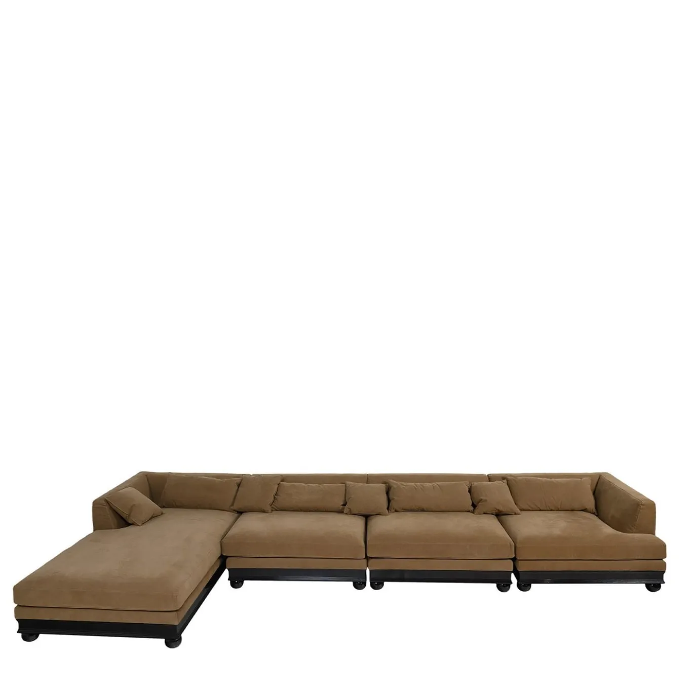 Divano Paris Extra 4 moduli marrone