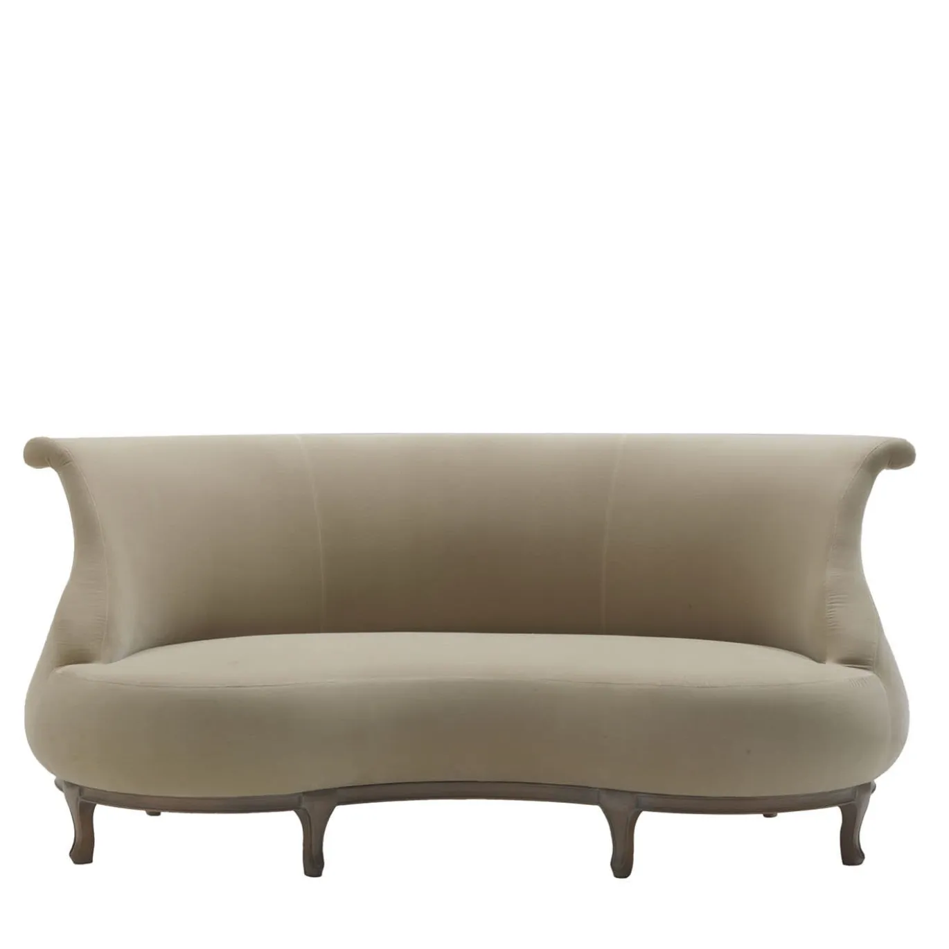 Divano Plump in noce di Nigel Coates