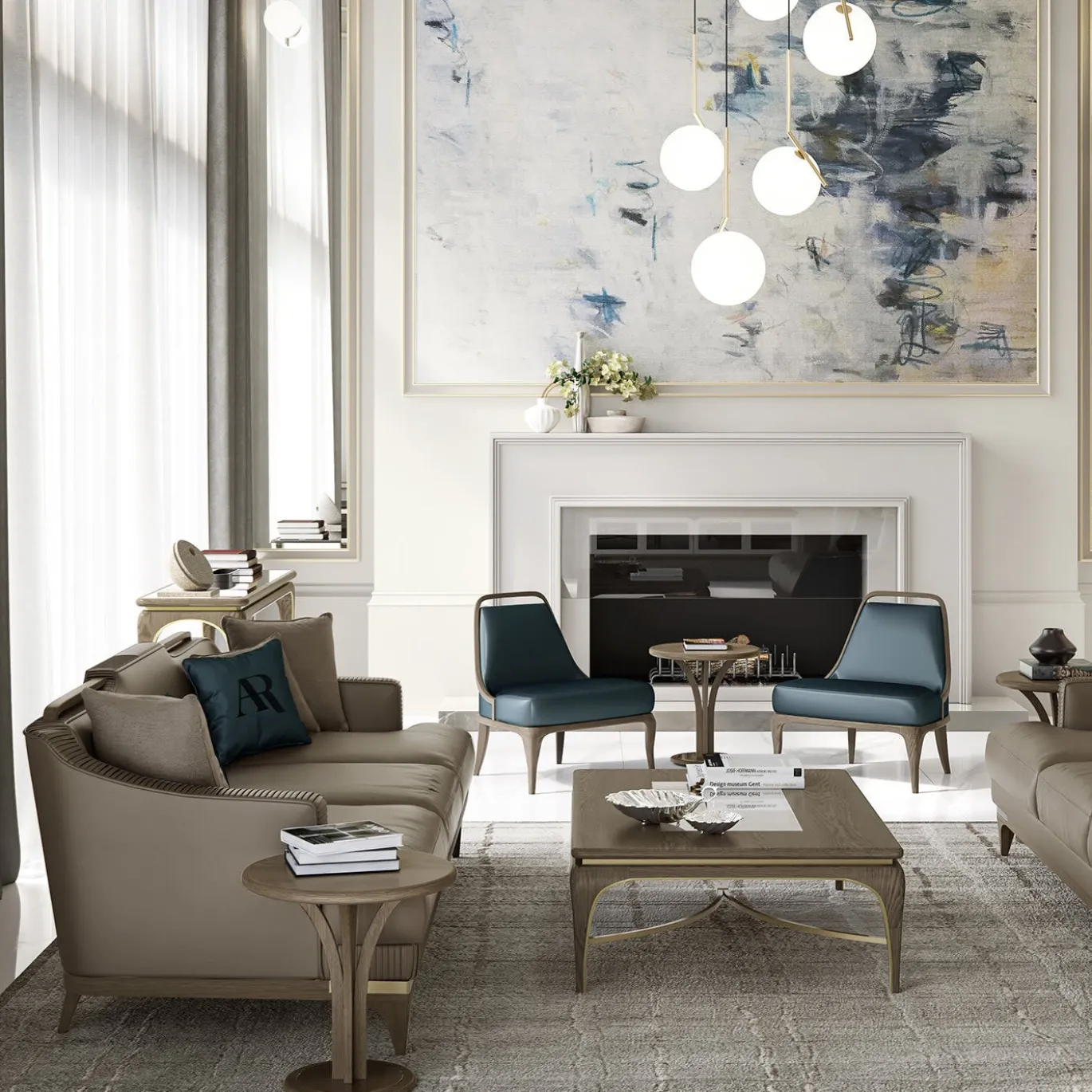 Divano 3 posti beige