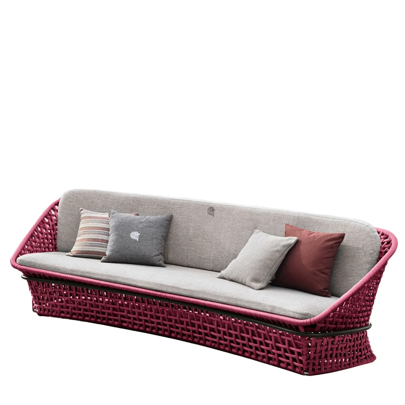 Divano 4 posti in tessuto Amaranth Outdoor