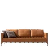 Divano Priv� in Pelle Marrone di Philippe Starck