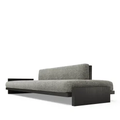 Divano P.Sofa in tessuto grigio