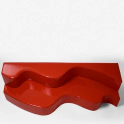 Divano rosso Superonda di Archizoom