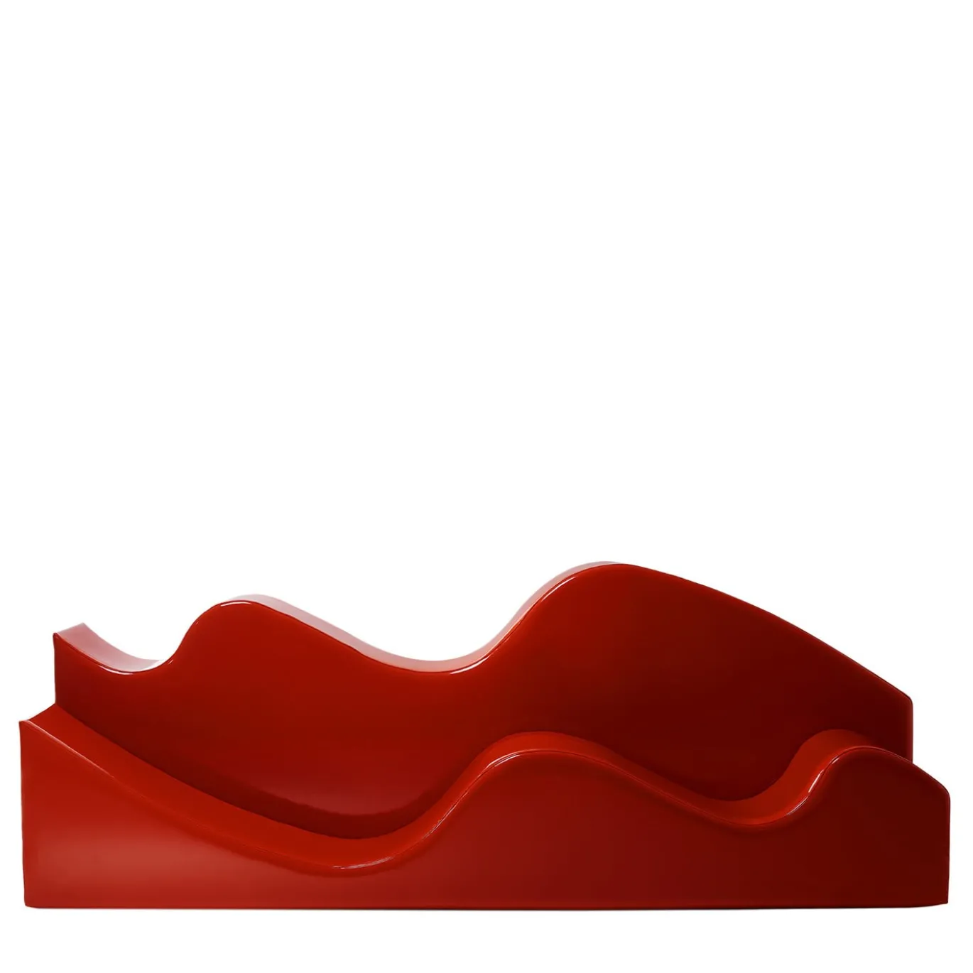 Divano rosso Superonda di Archizoom