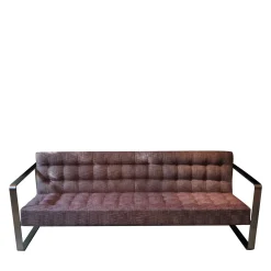 Divano rosso T33 di Franco Albini