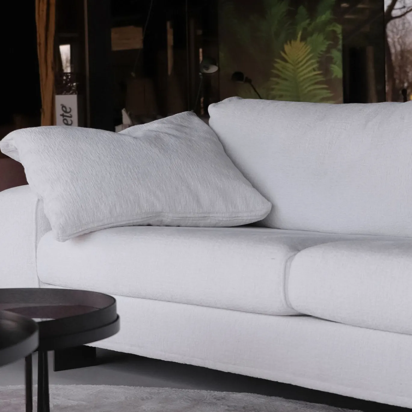 Divano Wimbledon in tessuto bianco