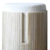 Dolce Pouf in Onice e Avorio