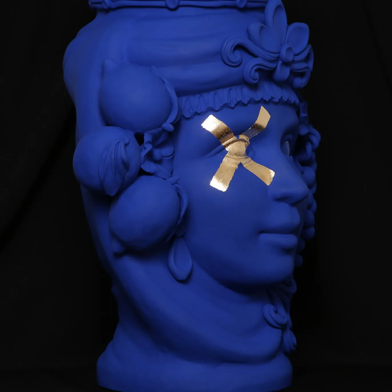 Donna Assunta Vaso Oltremare blu