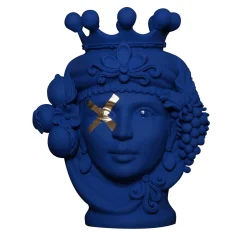 Donna Assunta Vaso Oltremare blu