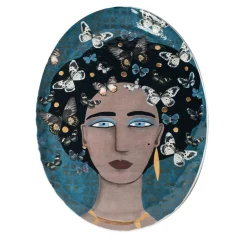 DONNE FIORITE Vassoio ovale Shamsi