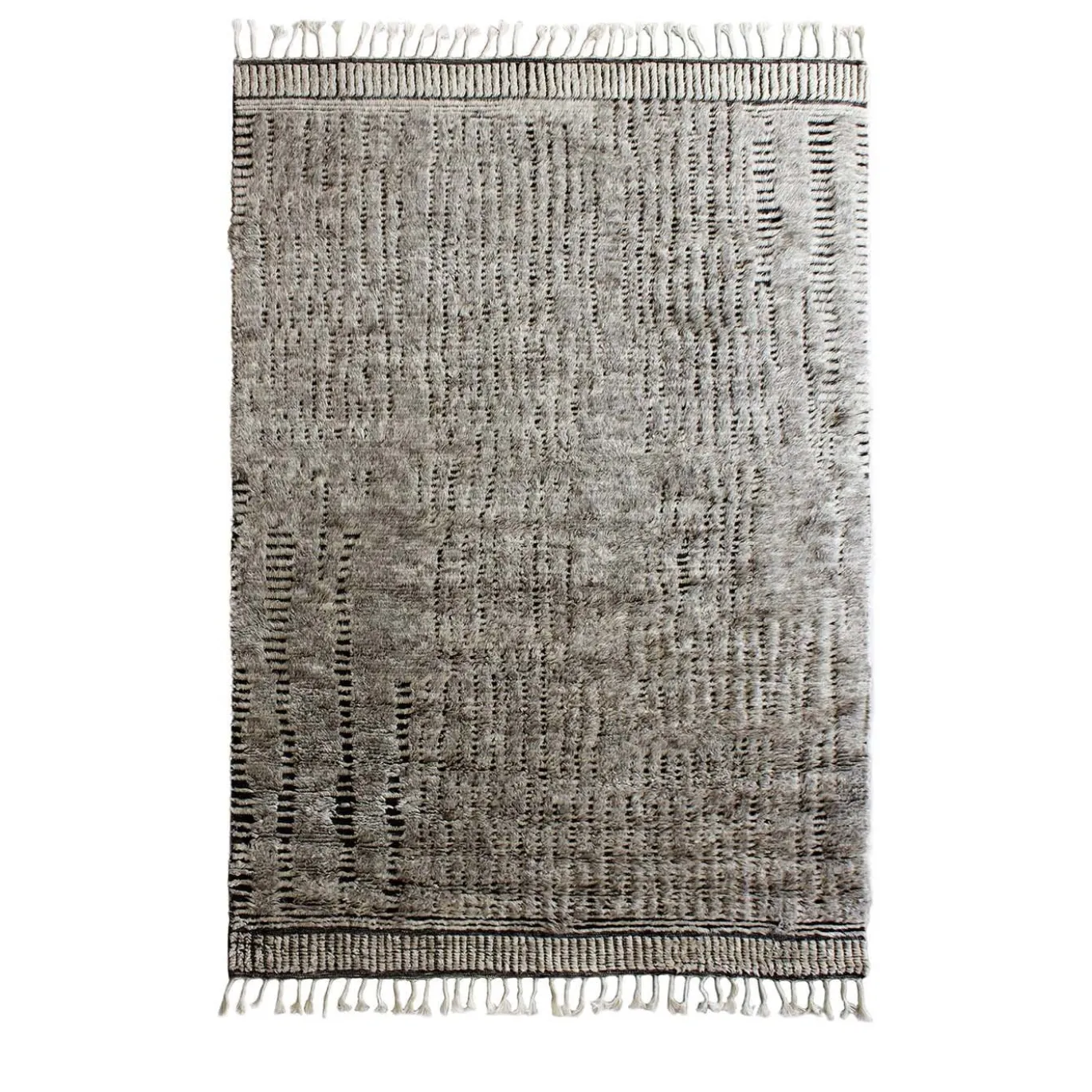 DUN 6004 Tappeto grigio e nero