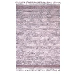 DUN 6096 Tappeto grigio e rosa