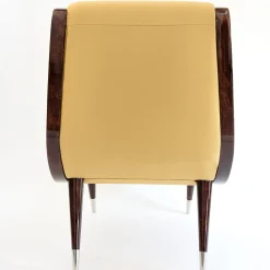 Eclipse Lounge Chair in tessuto oro