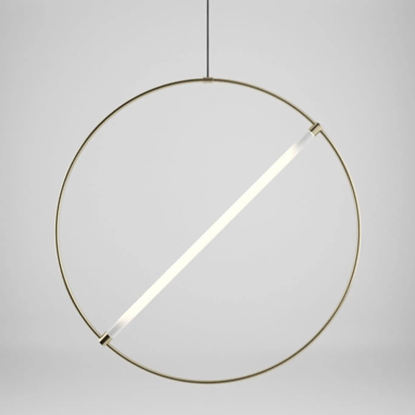 Ed046 Lampada a sospensione circolare