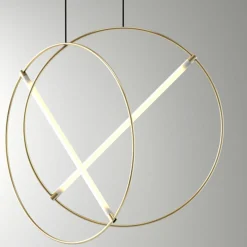 Ed046 Lampada a sospensione circolare