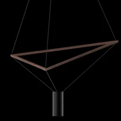 Ed037 Lampadario nero