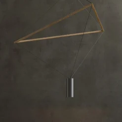 Ed037 Lampadario nero