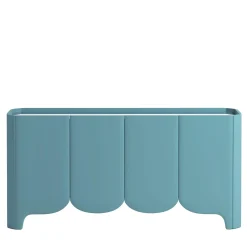 ENNE L - Mobile laterale monocolore blu chiaro medio