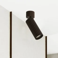 Faretto da soffitto Lustrin in ottone brunito