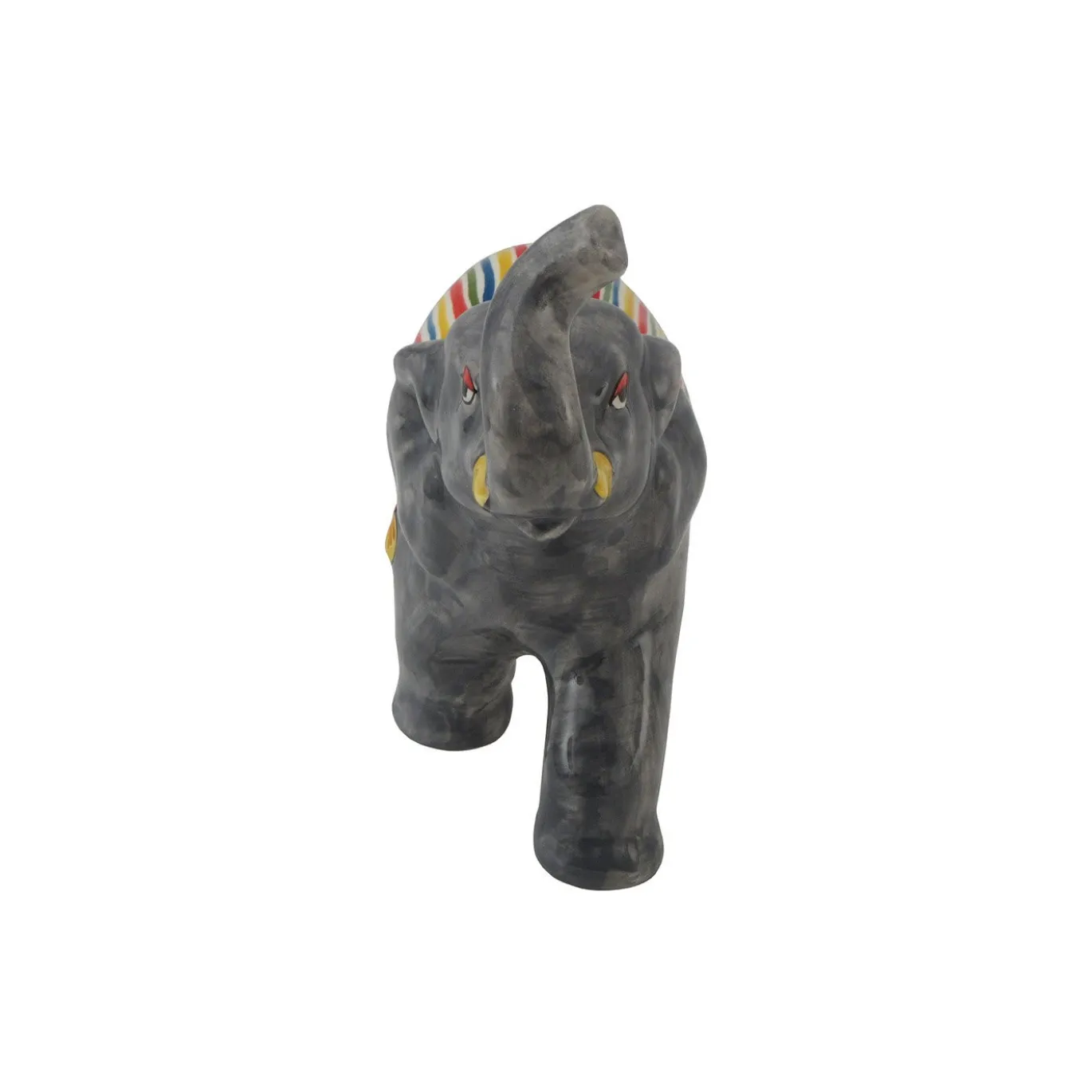 Figurina di elefante grigio