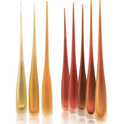 Flute Smeraldo Vaso arancione