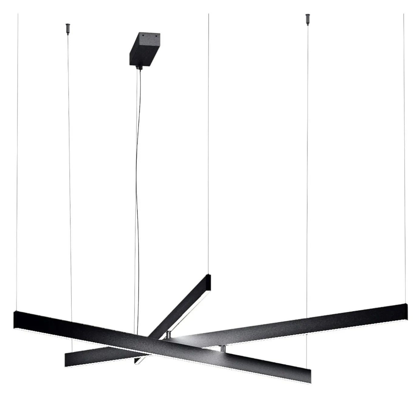 Fly SO Lampadario Multiplo Antracite