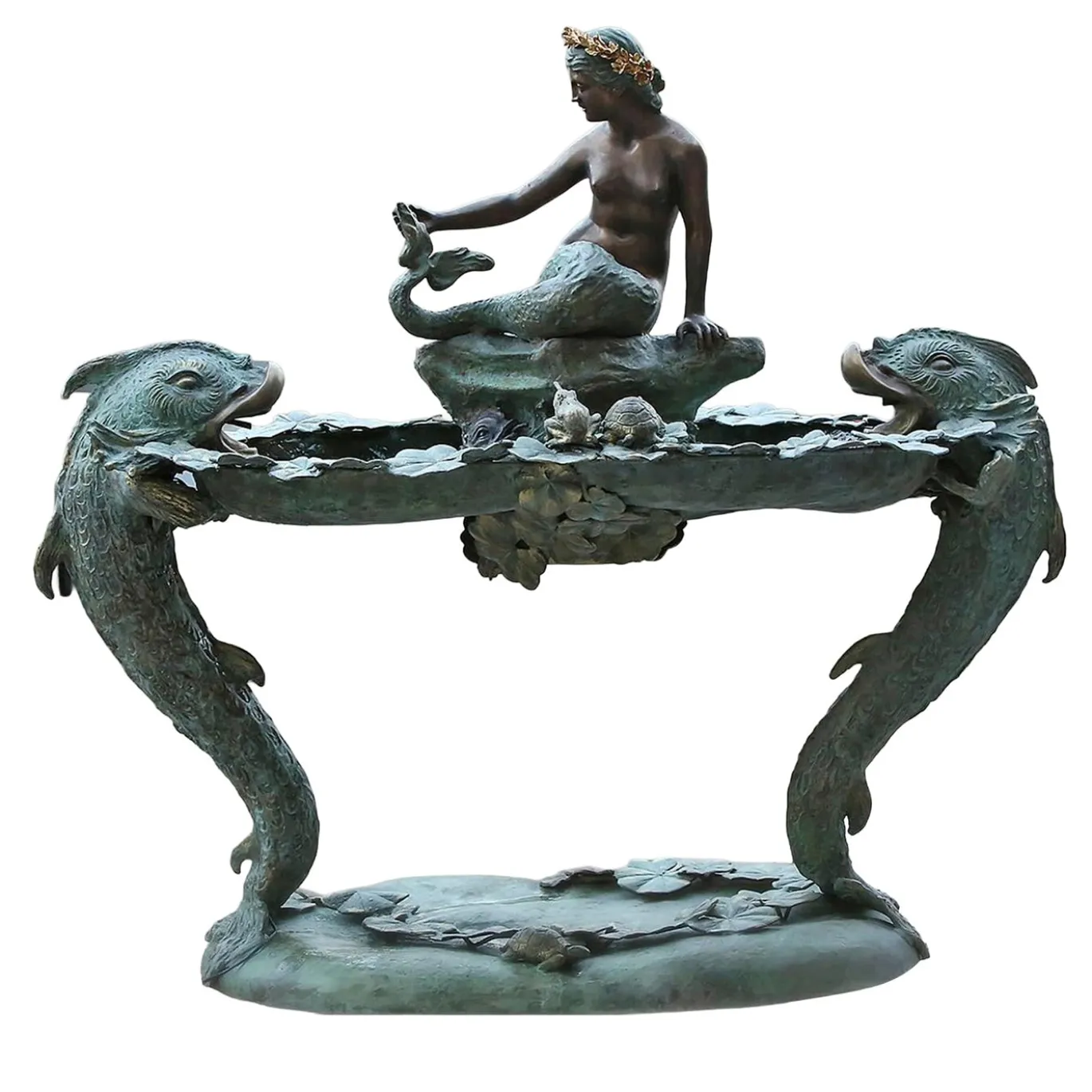Fontana Sirena in bronzo