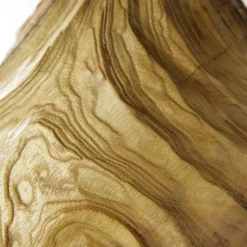 FTG Vaso di legno scanalato