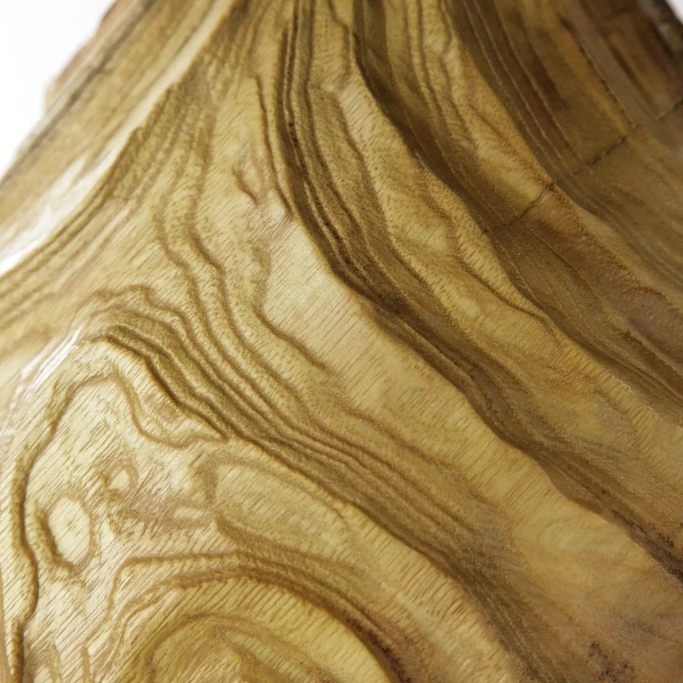 FTG Vaso di legno scanalato