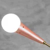 Galassia Lampadario a 24 luci in metallo rosa e ottone