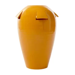 Giara Vaso in Ceramica Senape (H 40 cm | 15.7