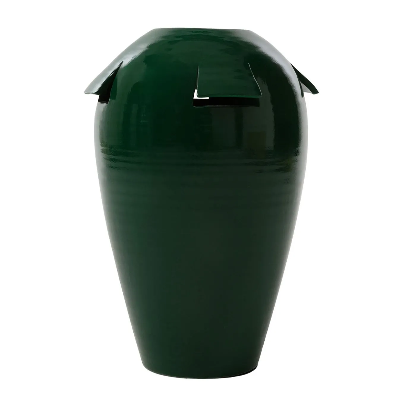 Giara Vaso in Ceramica Verde (H 40 cm | 15.7")