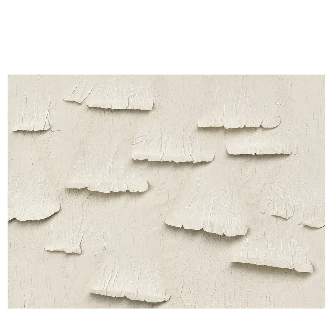 Ginko Bianco Carta da parati dipinta a mano