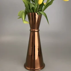 Ginza Jigger Vaso per fiori in bronzo-terracotta