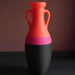 Giulio Cesare XL Anfora nera fucsia e arancione #1
