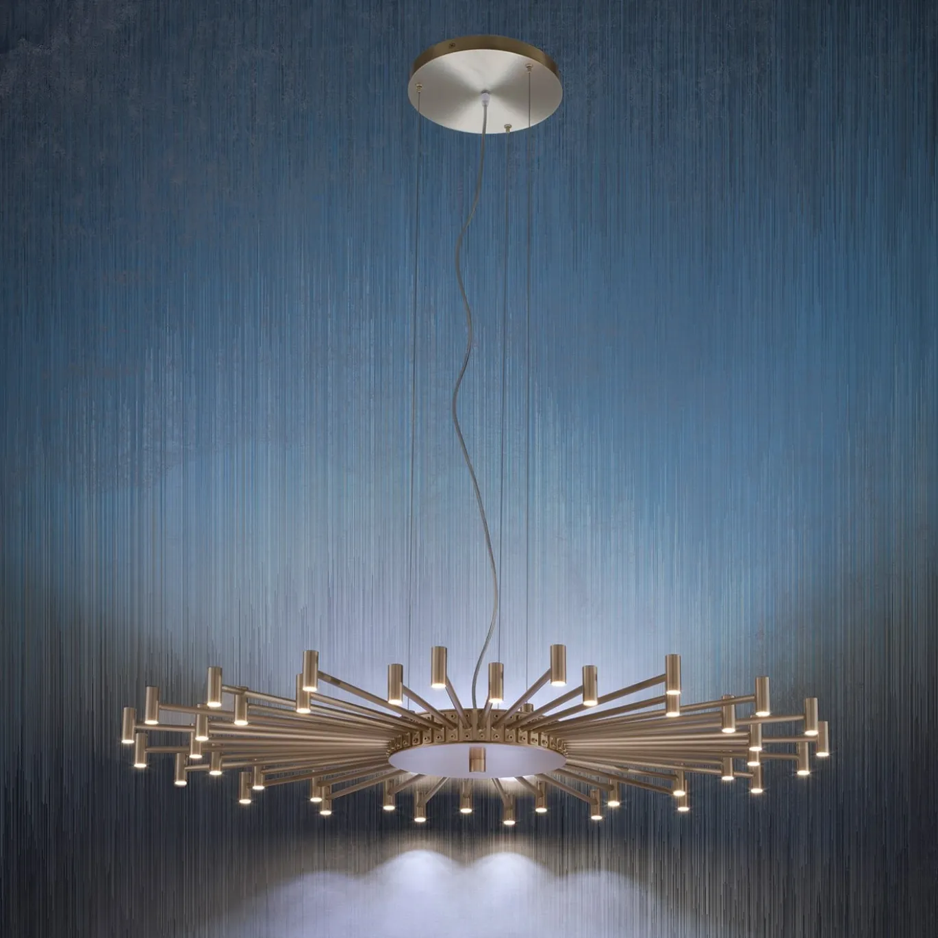 21509/80-G Lampadario d'oro