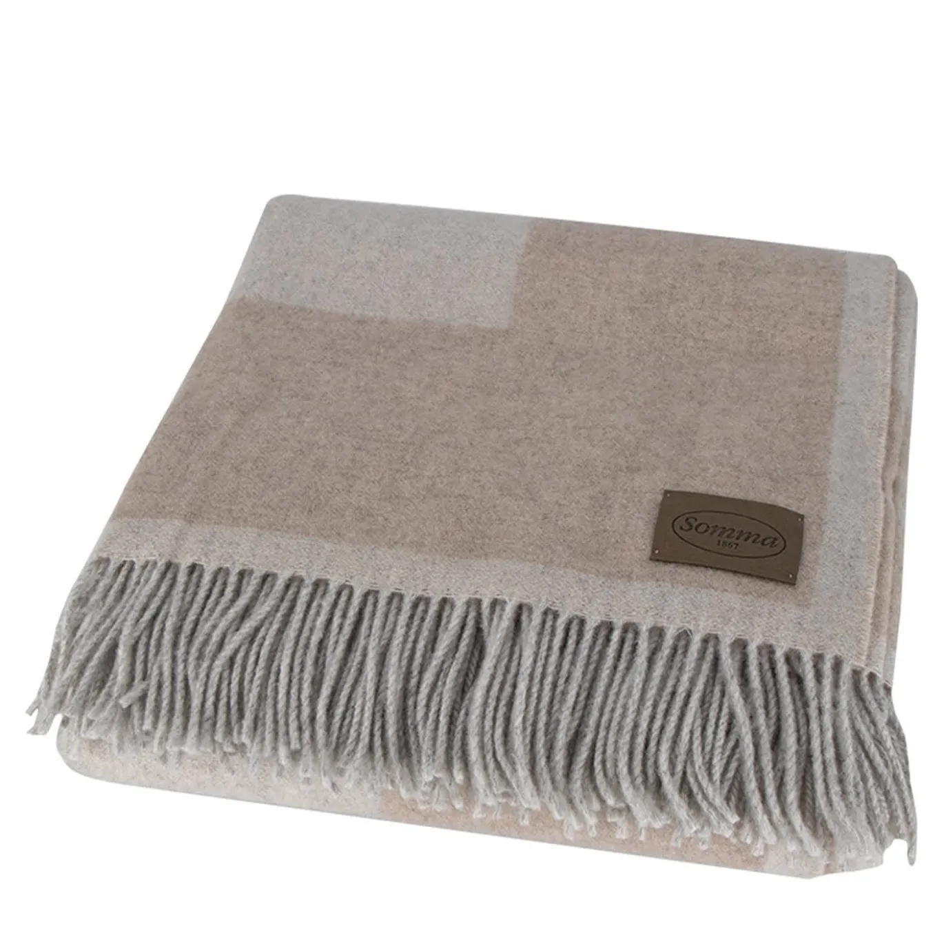 Gold Plaid jacquard beige