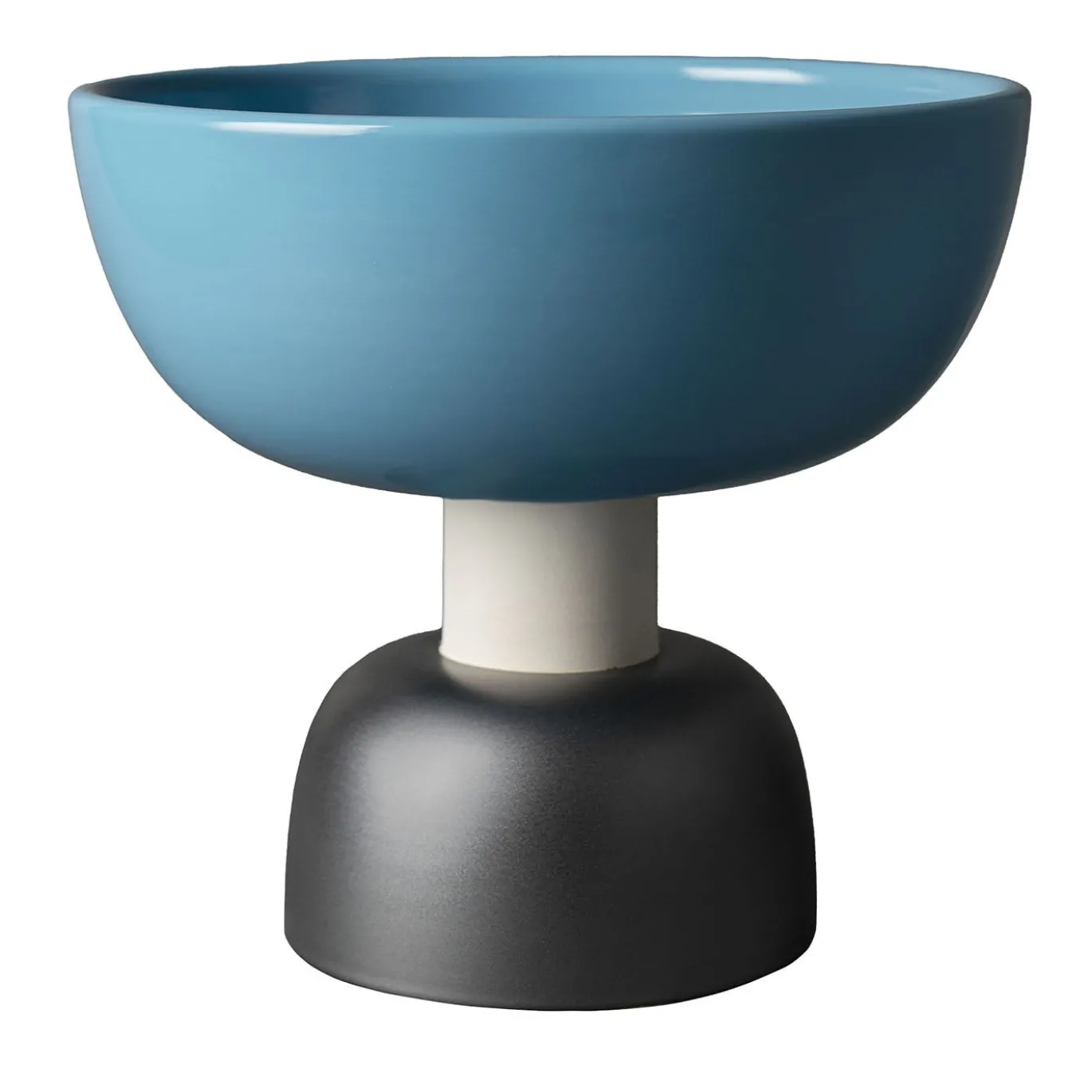 Grande centrotavola blu di Ettore Sottsass