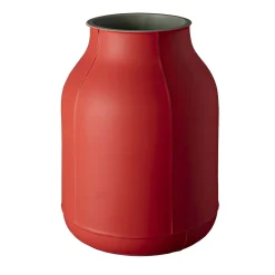 Grande vaso a botte rosso di Benjamin Hubert
