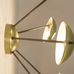 Helios Quinque II, lampada da soffitto/parete