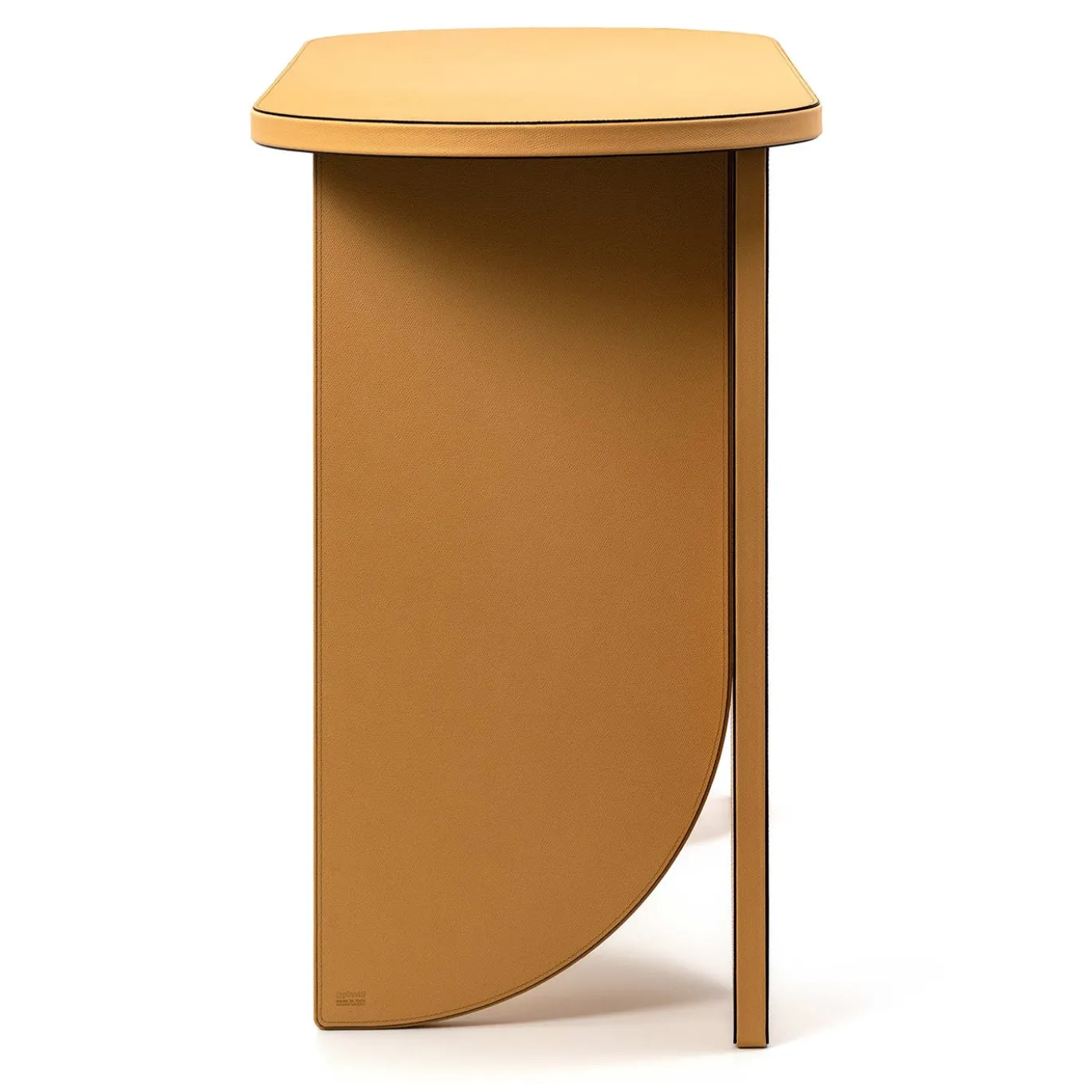 Helix Console in pelle nocciola
